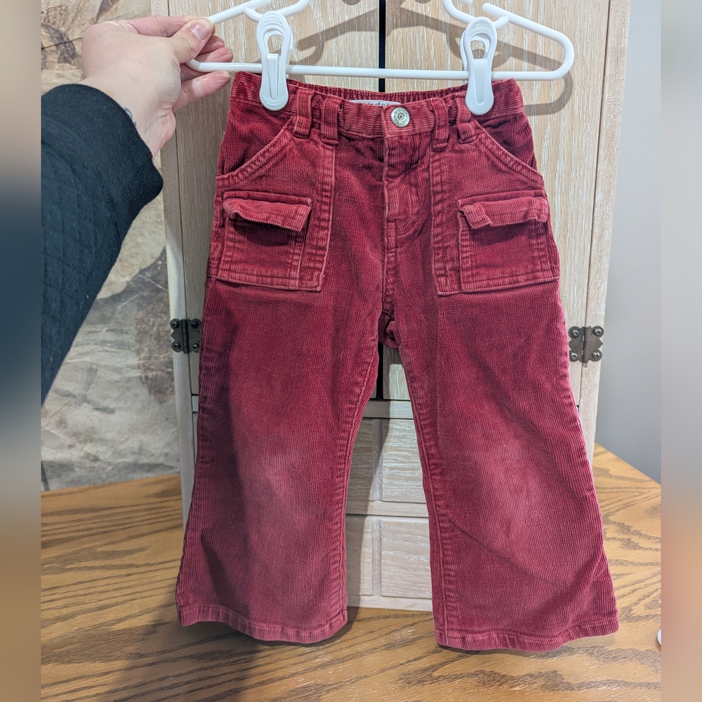 Vintage Baby GAP 2T Toddler Girl Corduroy Bellbottoms